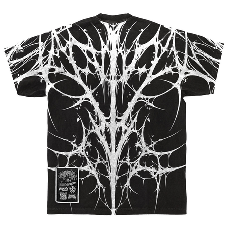T-Shirt Manches courtes  de Stay Cold Apparel - Ripcage (Black) - Heavy Oversized T-Shirt (250GSM) - S à 3XL - pour Homme - noir - Stay Cold Apparel - View 2