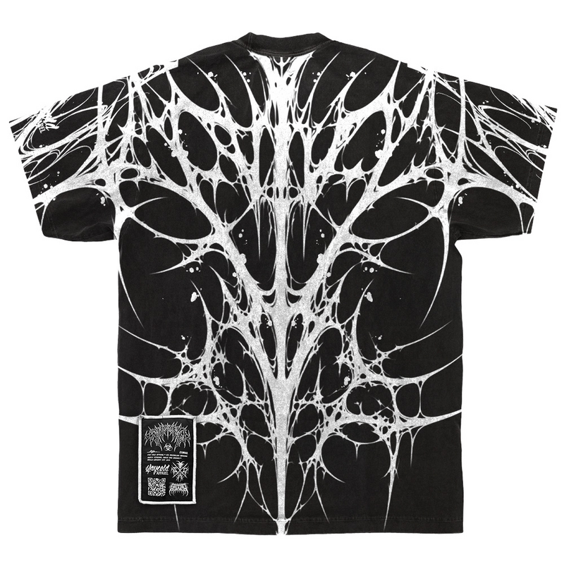 T-Shirt Manches courtes  de Stay Cold Apparel - Ripcage (Black) - Heavy Oversized T-Shirt (250GSM) - S à 3XL - pour Homme - noir - Stay Cold Apparel - View 2