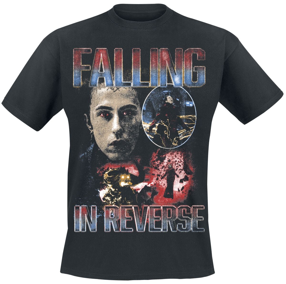 T-Shirt Manches courtes  de Falling In Reverse - Bootleg - S à 5XL - pour Homme - noir - Falling In Reverse