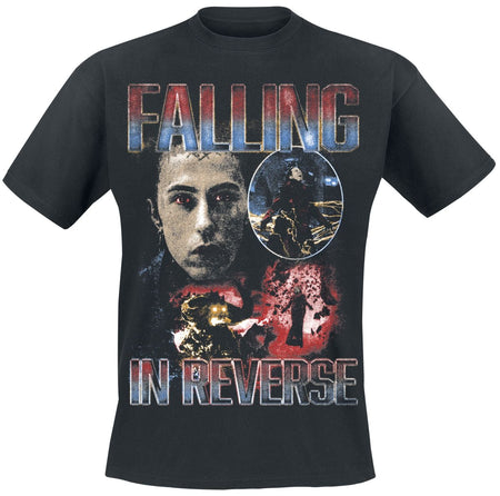 T-Shirt Manches courtes  de Falling In Reverse - Bootleg - S à 5XL - pour Homme - noir - Falling In Reverse