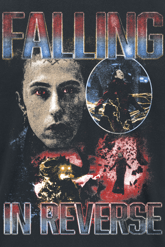 T-Shirt Manches courtes  de Falling In Reverse - Bootleg - S à 5XL - pour Homme - noir - Falling In Reverse - View 2