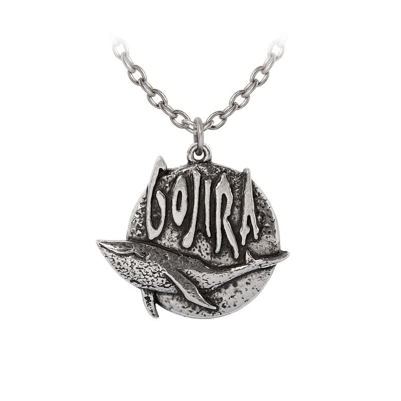 Pendentif  de Gojira - Whale Pendant - pour Femme - couleur argent - Gojira