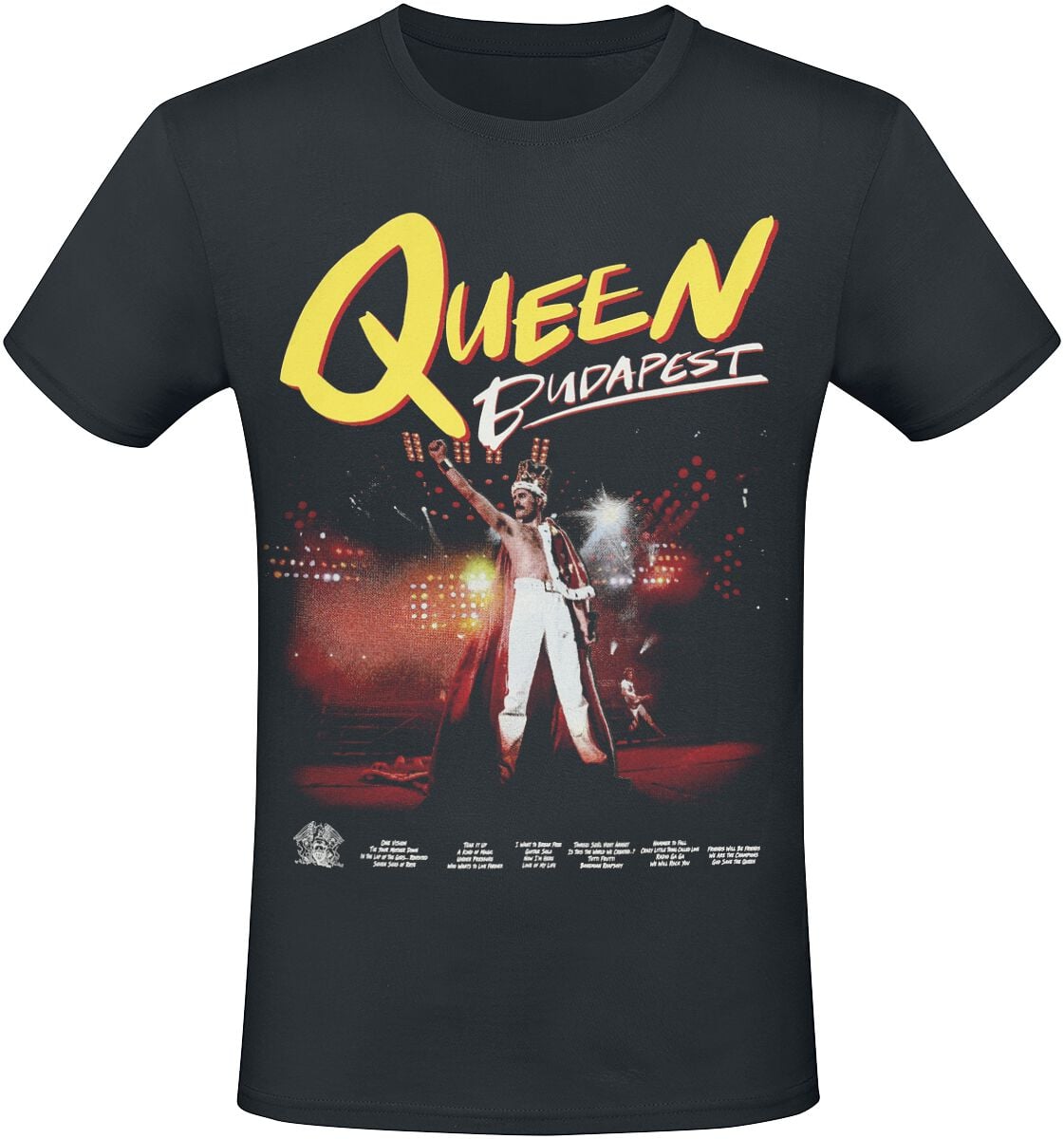 T-Shirt Manches courtes  de Queen - Cover - S à 5XL - pour Homme - noir - Queen