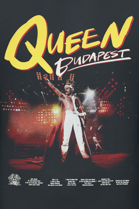 T-Shirt Manches courtes  de Queen - Cover - S à 5XL - pour Homme - noir - Queen - View 2