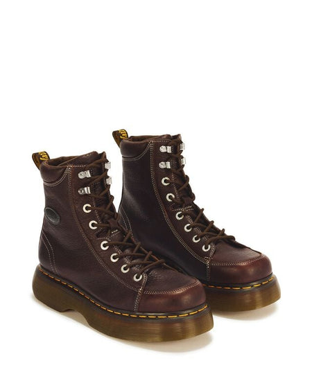 Bottes  de Dr. Martens - Buzz 8i Dark Brown Grizzly - EU37 à EU42 - pour Femme - marron - Dr. Martens