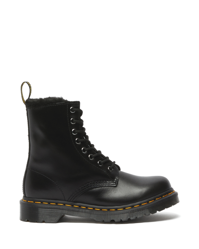 Bottes  de Dr. Martens - 1460 Serena Dark Grey Atlas - EU37 à EU42 - pour Femme - gris foncé - Dr. Martens - View 2
