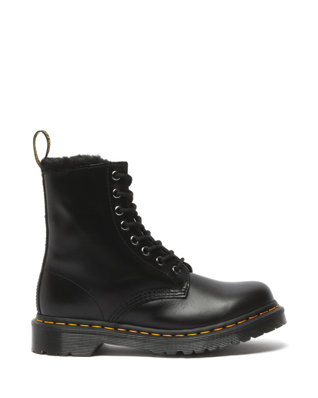 Bottes  de Dr. Martens - 1460 Serena Dark Grey Atlas - EU37 à EU42 - pour Femme - gris foncé - Dr. Martens - View 2