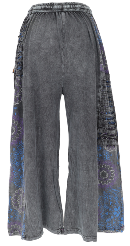 Pantalon en toile  de Guru-Shop - Palazzohose, Boho Patchwork Baumwollhose - S à XL - pour Femme - multicolore - Guru-Shop - View 2