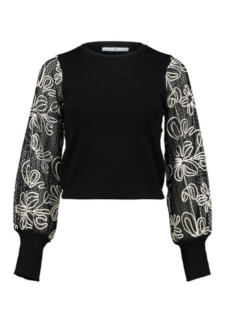 Sweat-shirt  de Hailys - LS V SK MI44NU - XS-S à M-L - pour Femme - noir - Hailys
