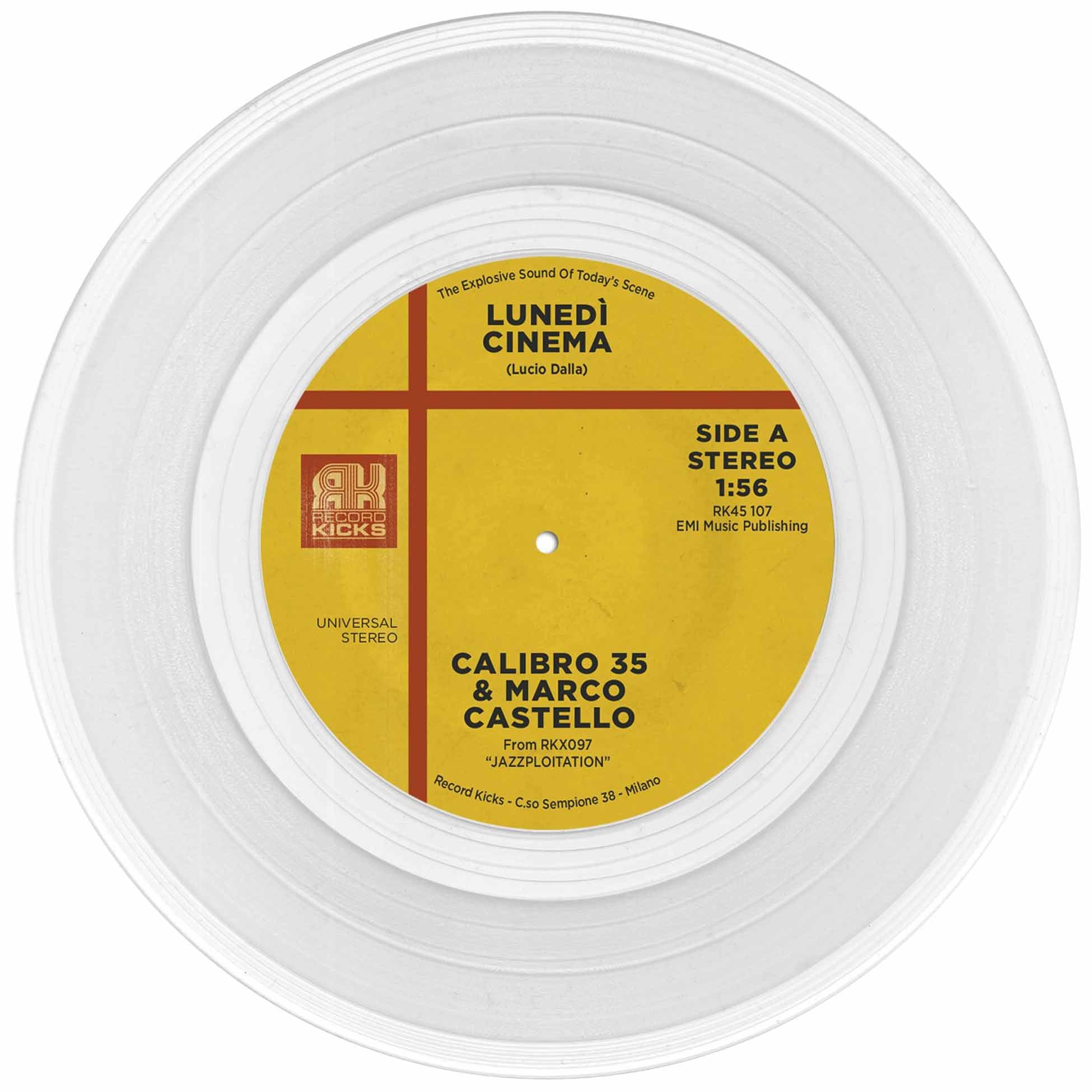 Lunedi Cinema + Chaser - Vinyle Transparent - Front Cover