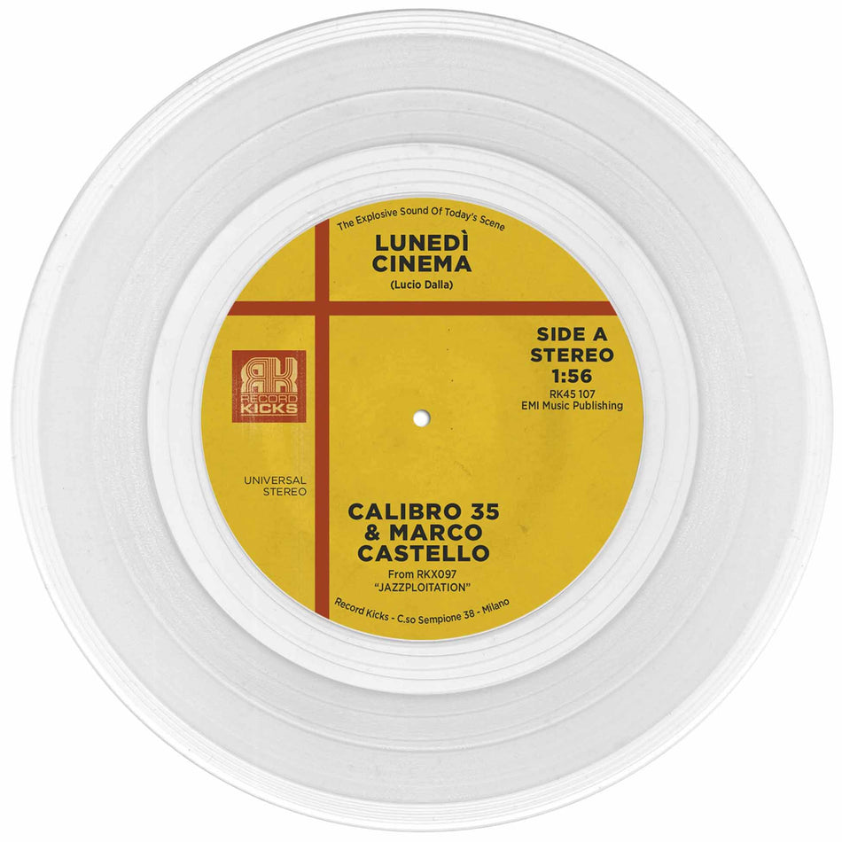 Lunedi Cinema + Chaser - Vinyle Transparent - Front Cover