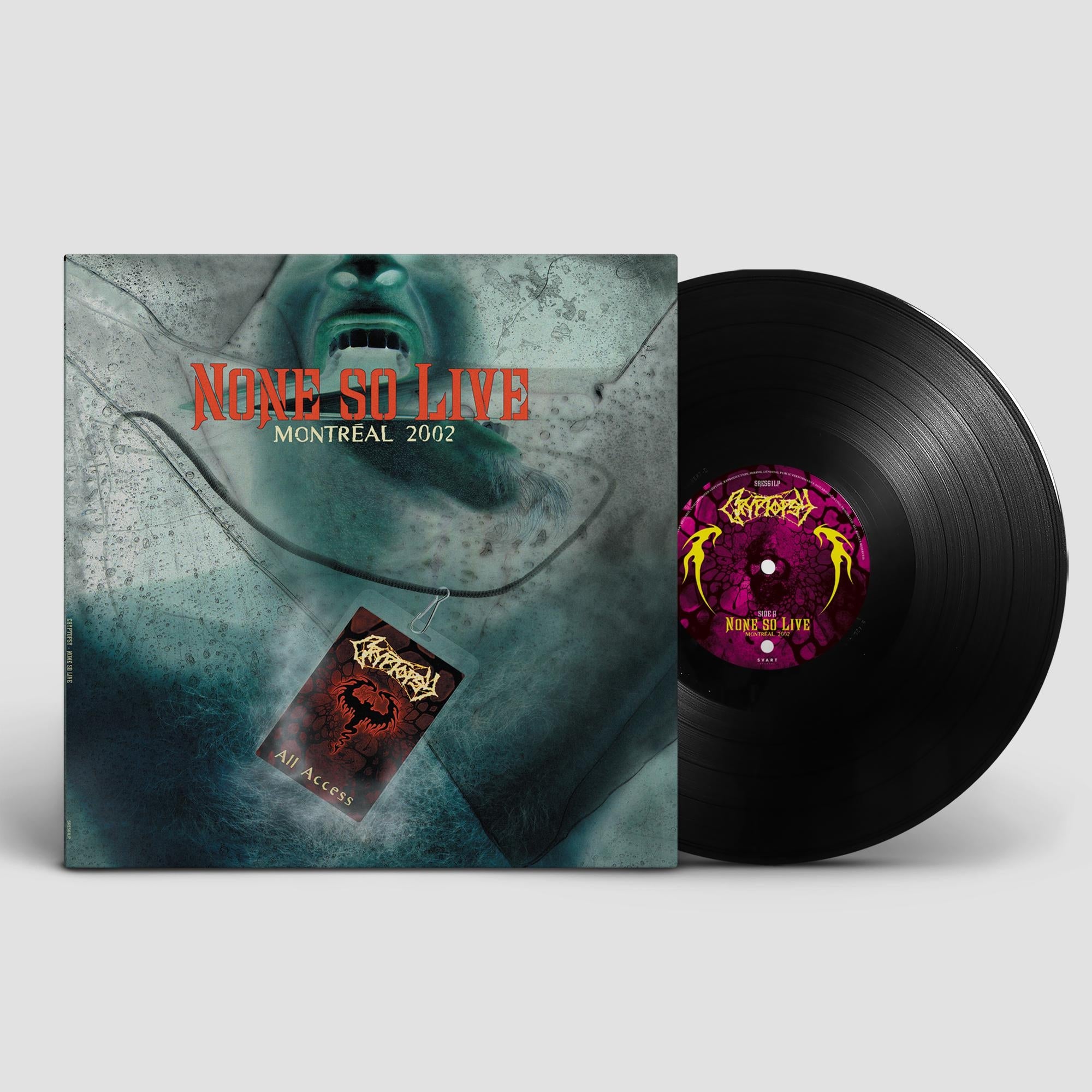 None So Live - Front Cover