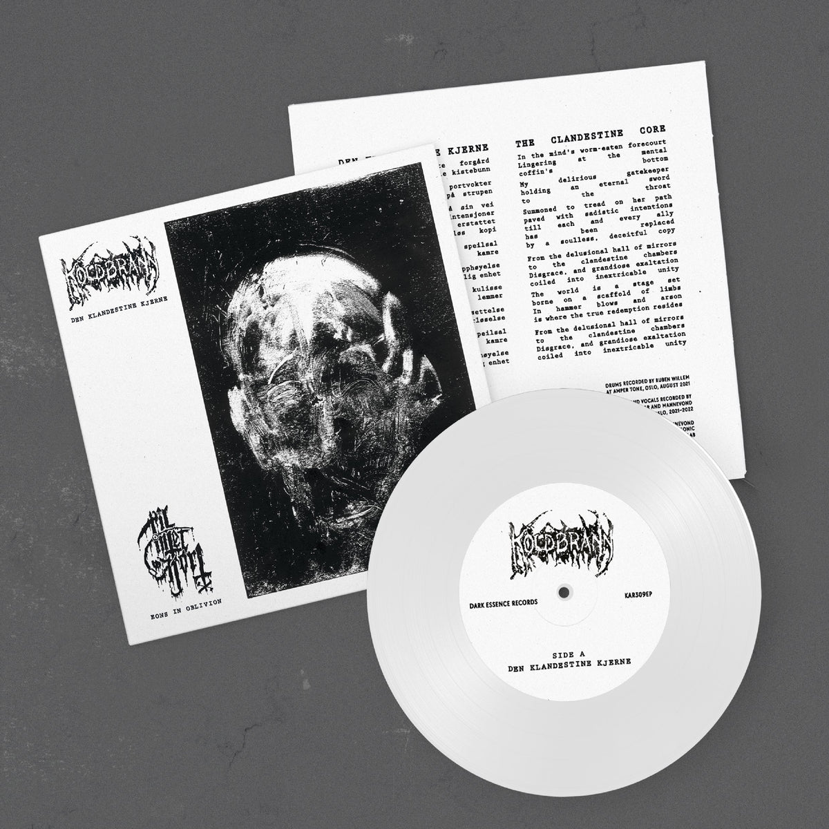 Den Klandestine Kjerne - Eons In Oblivion - Front Cover