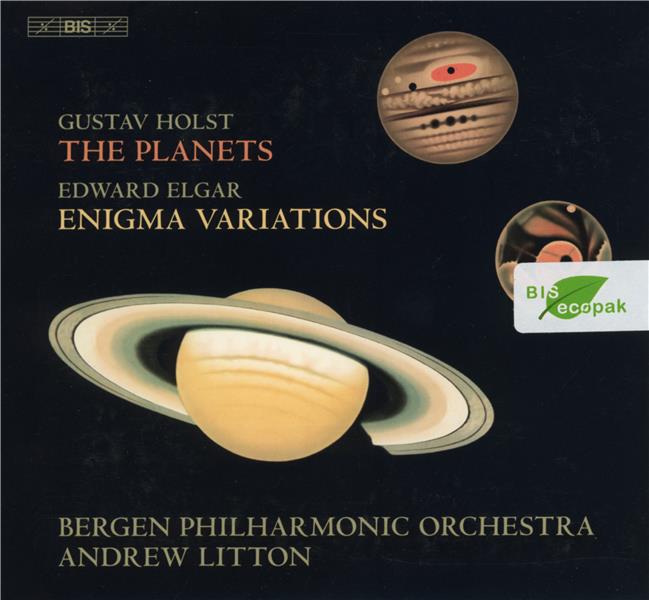 Holst les planètes Elgar Variations Enigma - Front Cover