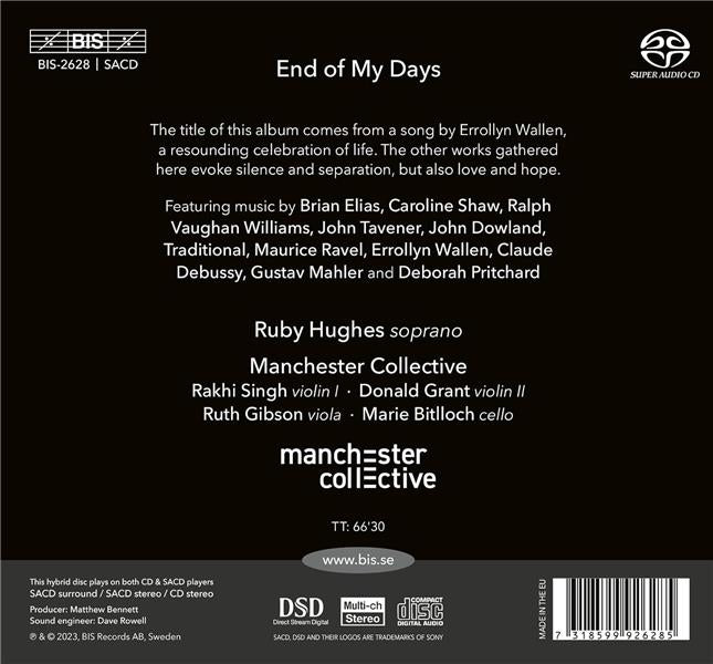 End Of My Days - Front Cover