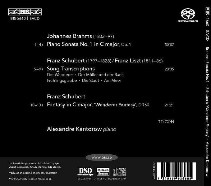 Brahms-Schubert - Front Cover