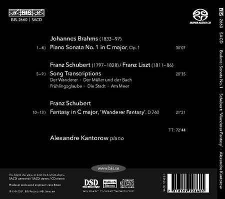 Brahms-Schubert - Front Cover