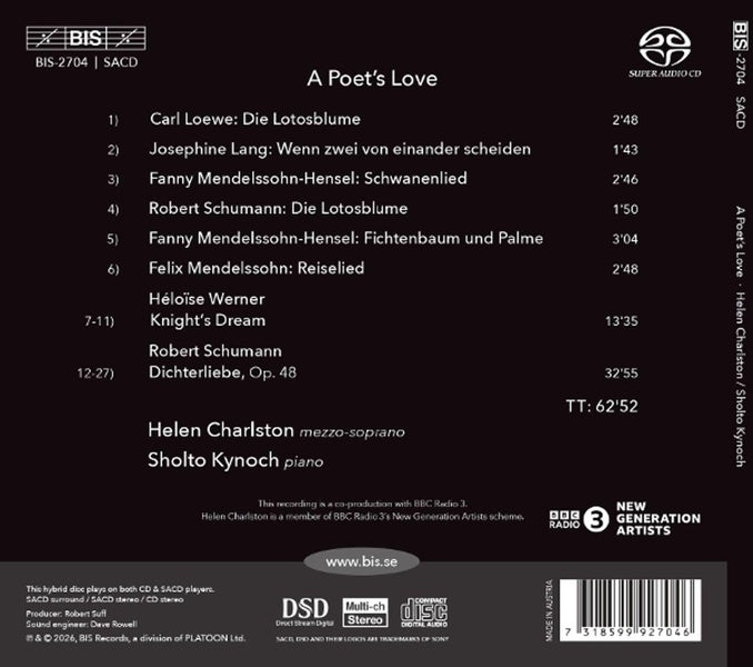 Poet's Love - Front Cover