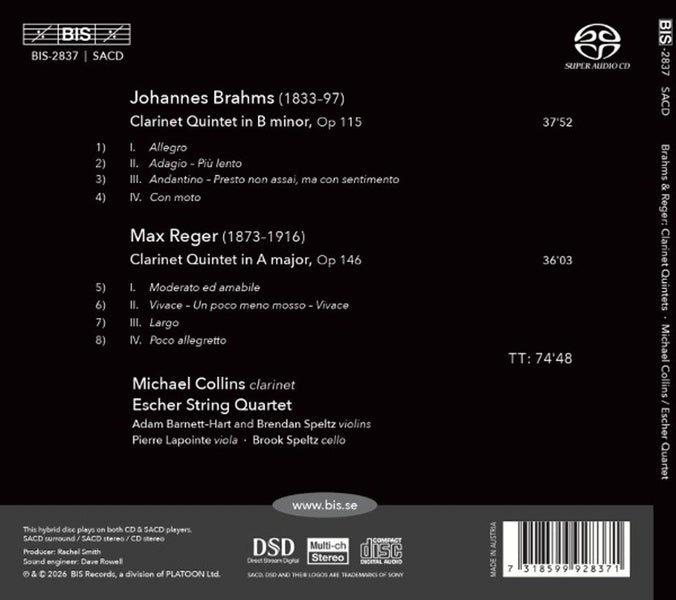 Quintettes avec clarinette - Front Cover