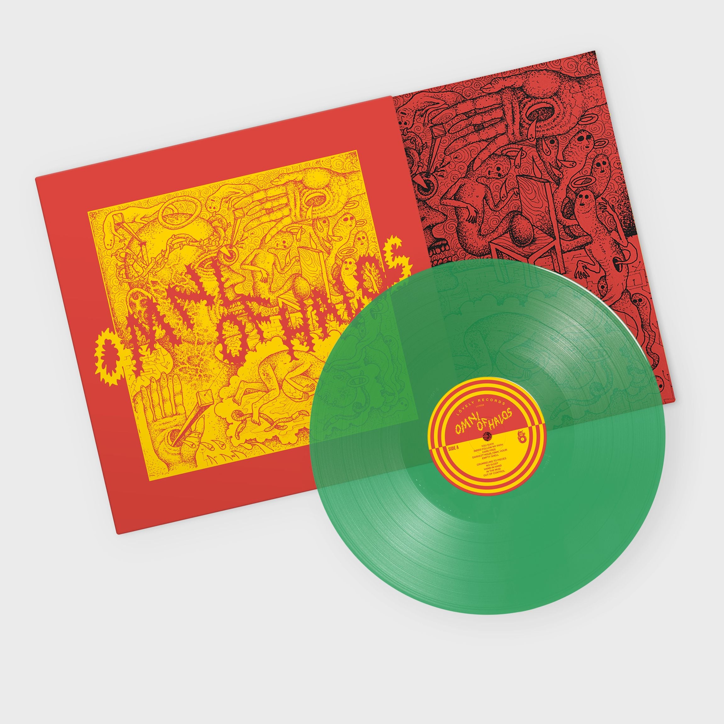 OMNI OF HALOS/VINYLE VERT TRANSPARENT - Front Cover