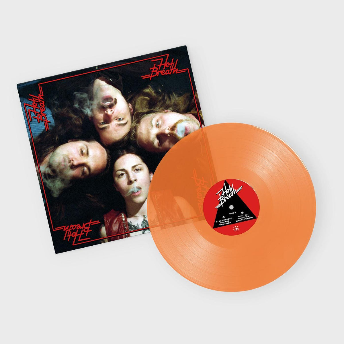 HOT BREATH/VINYLE ORANGE TRANSPARENT - Front Cover