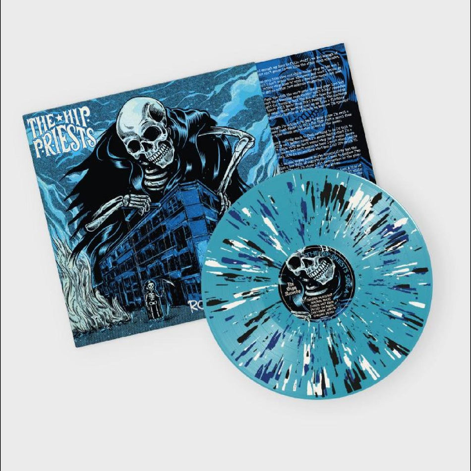 RODEN HOUSE BLUES/VINYLE AVEC ECLABOUSSURES TURQUOISES - Front Cover