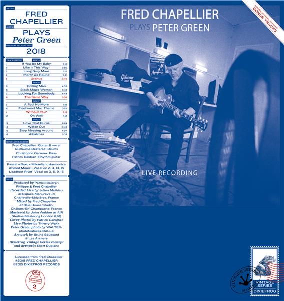 Plays Peter Green - Front Cover