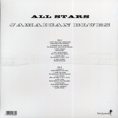 All Stars Jamaican Blues - Front Cover