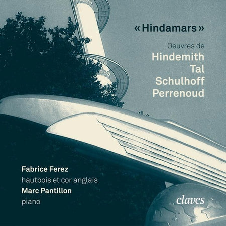 Hindmars / Œuvres pour hautbois, cor anglais et piano - Front Cover
