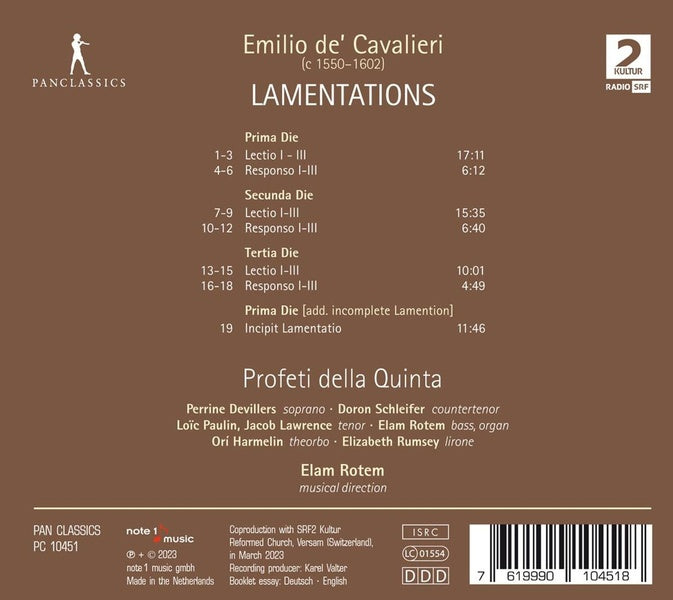 Lamentations - Front Cover
