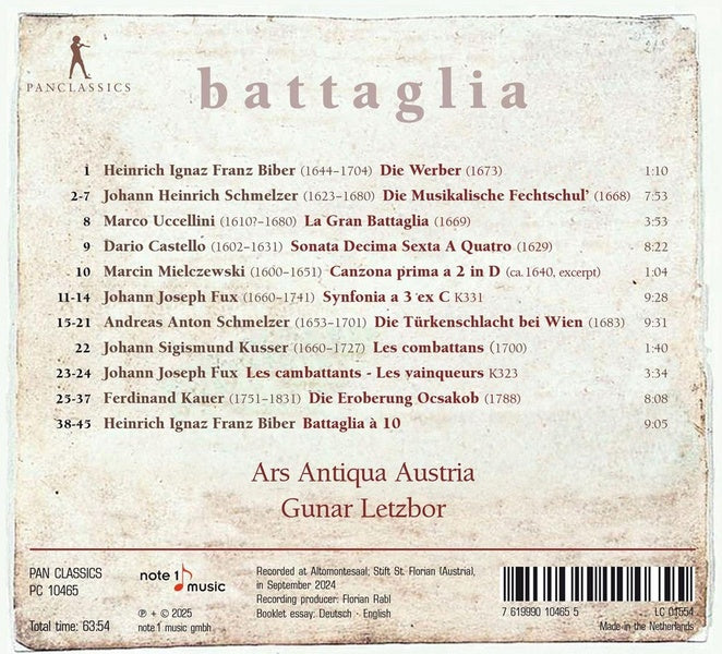 Battaglia - Front Cover