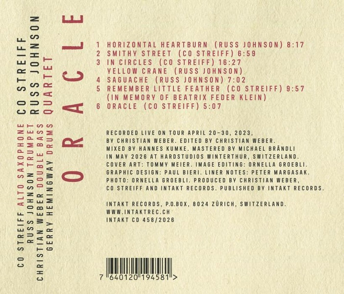 Oracle - Front Cover