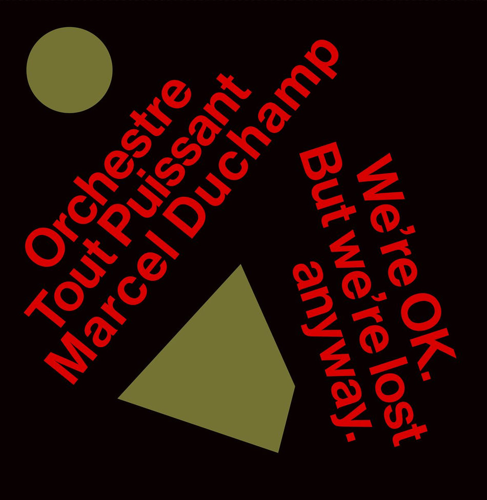 WE'RE OK. BUT WE'RE LOST ANYWAY (vinyl) - Front Cover