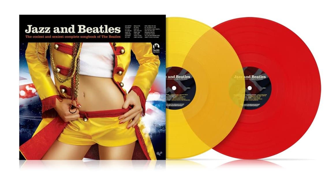 JAZZ AND BEATLES / RED & YELLOW VINYL - Front Cover