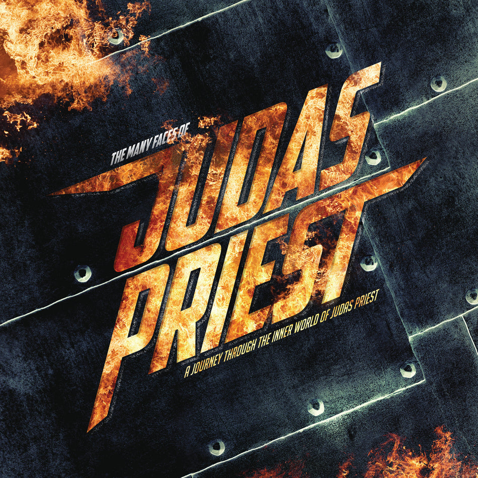 MANY FACES OF JUDAS PRIEST/VINYLE JAUNE TRANSPARENT - Front Cover