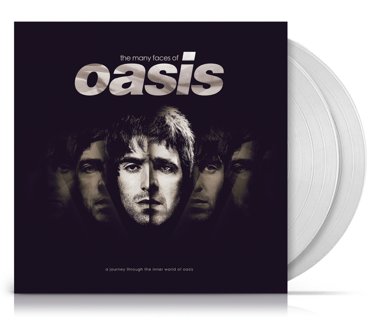 MANY FACES OF OASIS/VINYLE TRANSPARENT AUDIOPHILE 180GR - Front Cover