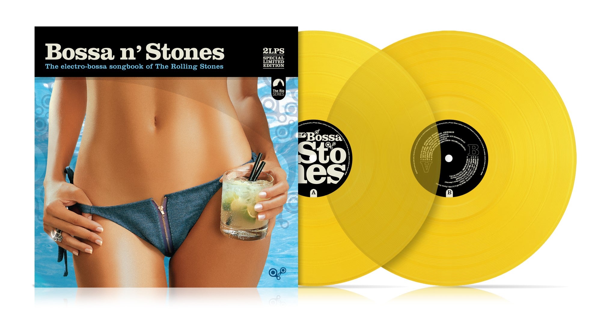 BOSSA N STONES/VINYLE JAUNE - Front Cover