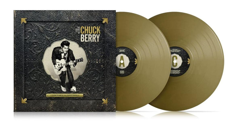 MANY FACES OF CHUCK BERRY/GOLD VINYL - Front Cover