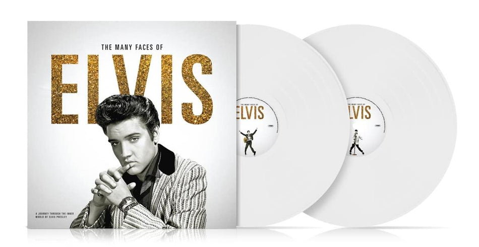 MANY FACES OF OF ELVIS PRESLEY / WHITE VINYL - Front Cover