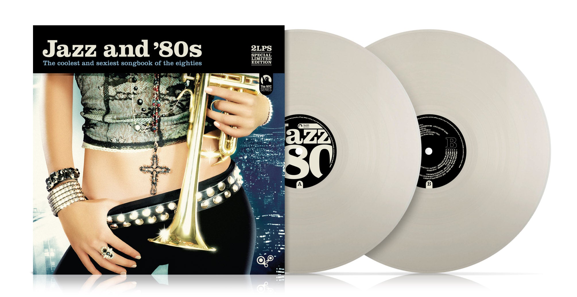 JAZZ AND 80 S/VINYLE TRANSPARENT - Front Cover
