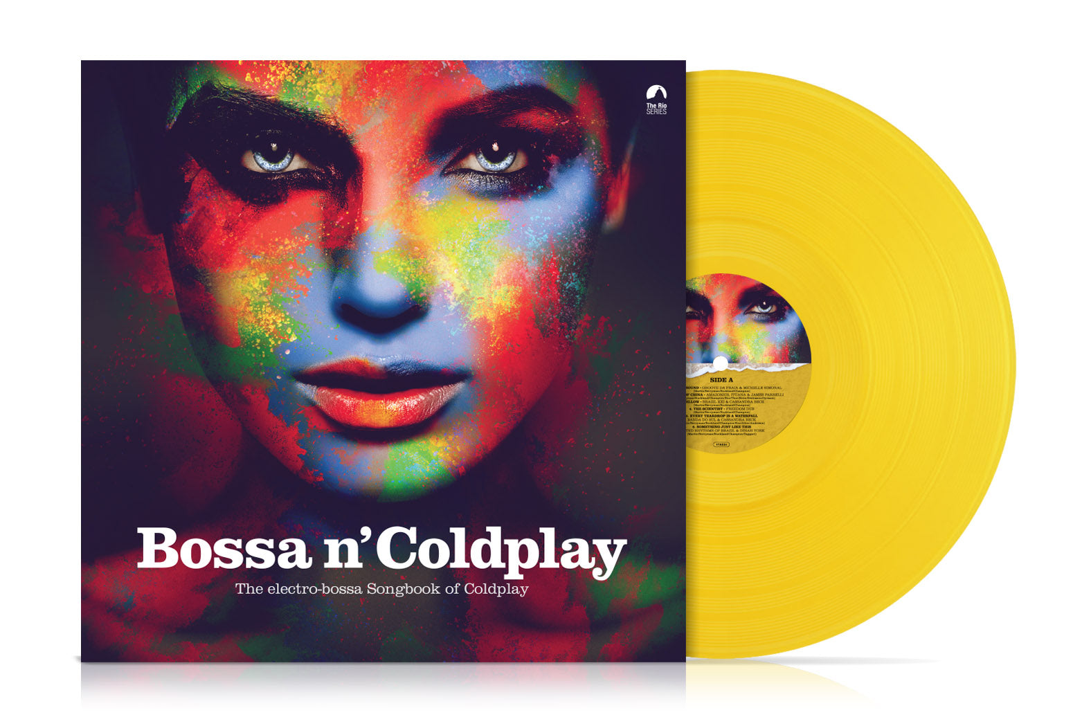 BOSSA N COLDPLAY/THE ELECTRO BOSSA SONGBOOK/VINYLE JAUNE - Front Cover