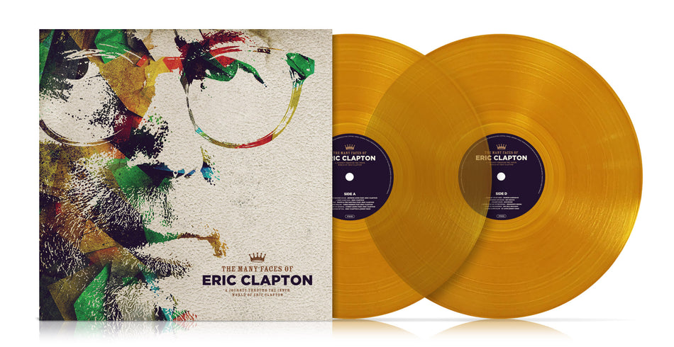 MANY FACES OF ERIC CLAPTON/VINYLE CRISTAL AMBRE AUDIOPHILE 180GR - Front Cover