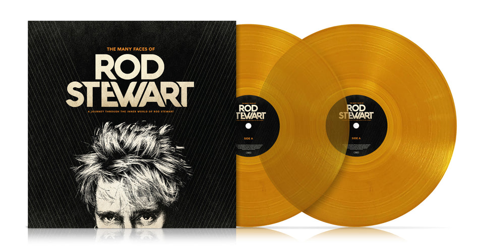 MANY FACES OF ROD STEWART/VINYLE CRISTAL AMBRE - Front Cover