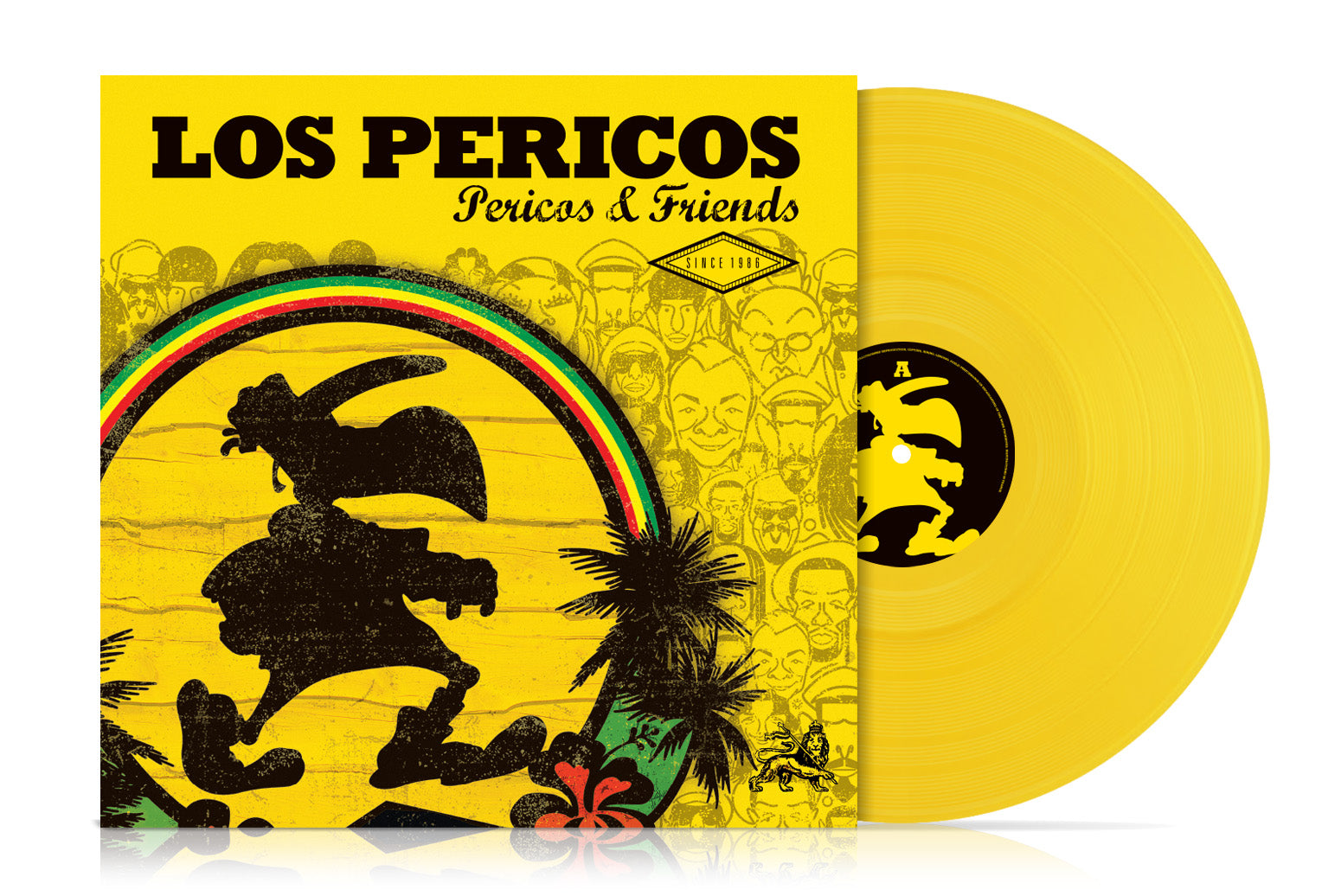 PERICOS AND FRIENDS/VINYLE JAUNE - Front Cover