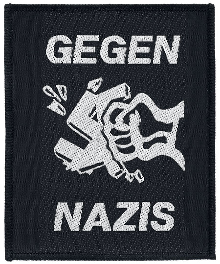 Patch  de Gegen Nazis - pour Indifférent - noir/blanc - Gegen Nazis