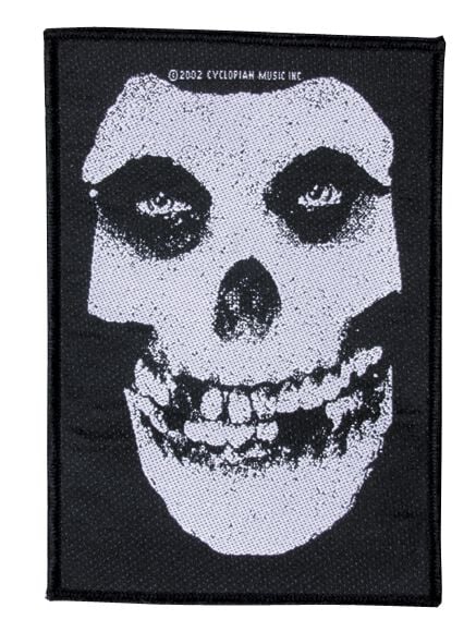 Patch  de Misfits - Skull - pour Unisexe - noir/blanc - Misfits