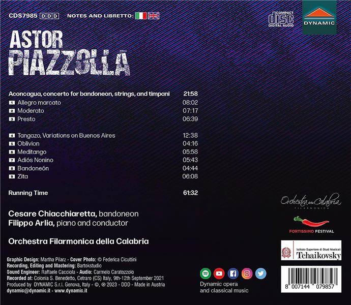 Aconcagua / Oblivion / Adiós / Nonino / Tangazo - Front Cover