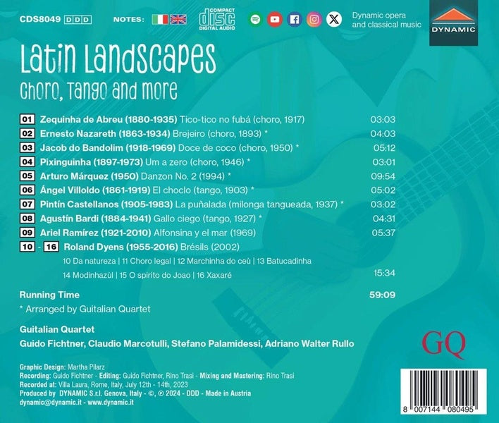 Latin Landscapes - Choro, Tango & More - Front Cover