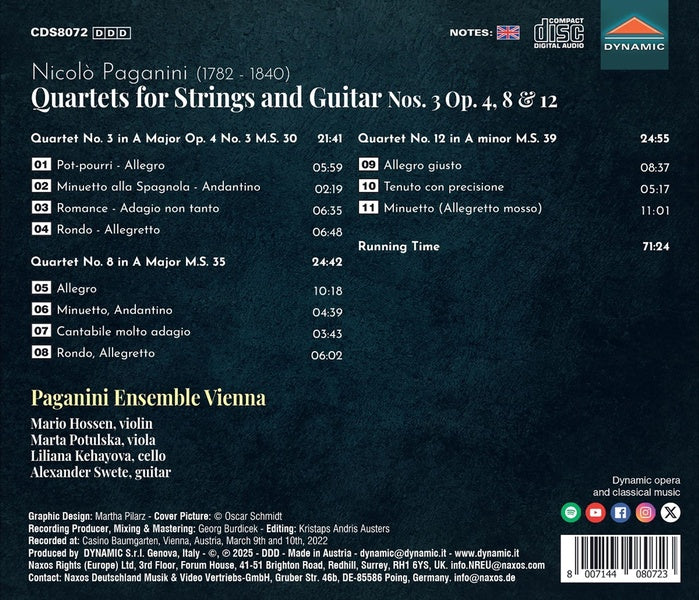 Quatuors pour cordes et guitare - Front Cover