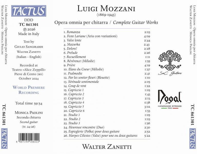 Intégrale de l'œuvre pour guitare - Front Cover